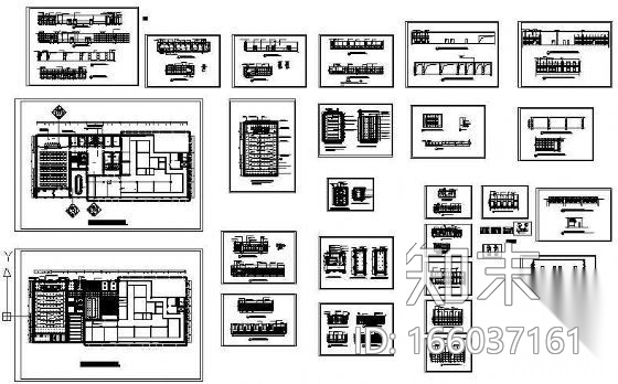 某医院大楼装修施工图cad施工图下载【ID:166037161】
