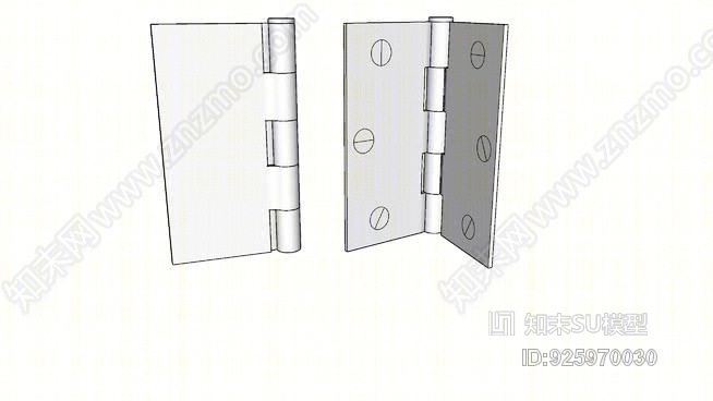 门铰链SU模型下载【ID:925970030】