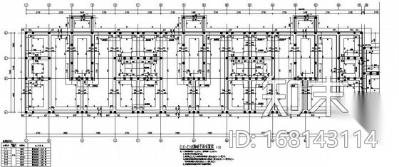 新疆某砖混坡屋顶跃层住宅结构设计图cad施工图下载【ID:168143114】