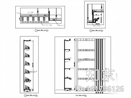 红酒雪茄吧室内装修图cad施工图下载【ID:161796126】