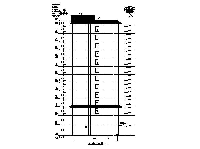 [宁夏]高层框剪结构综合办公楼建筑施工图施工图下载【ID:149958182】