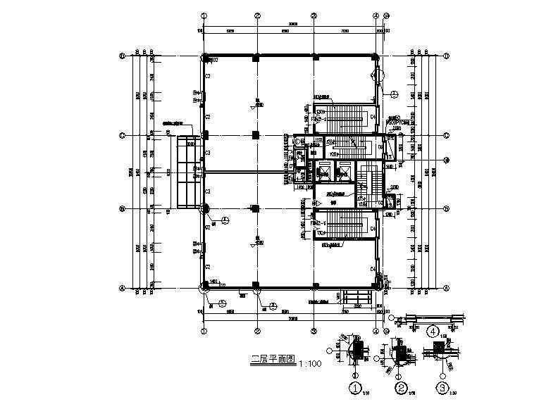 [宁夏]高层框剪结构综合办公楼建筑施工图施工图下载【ID:149958182】