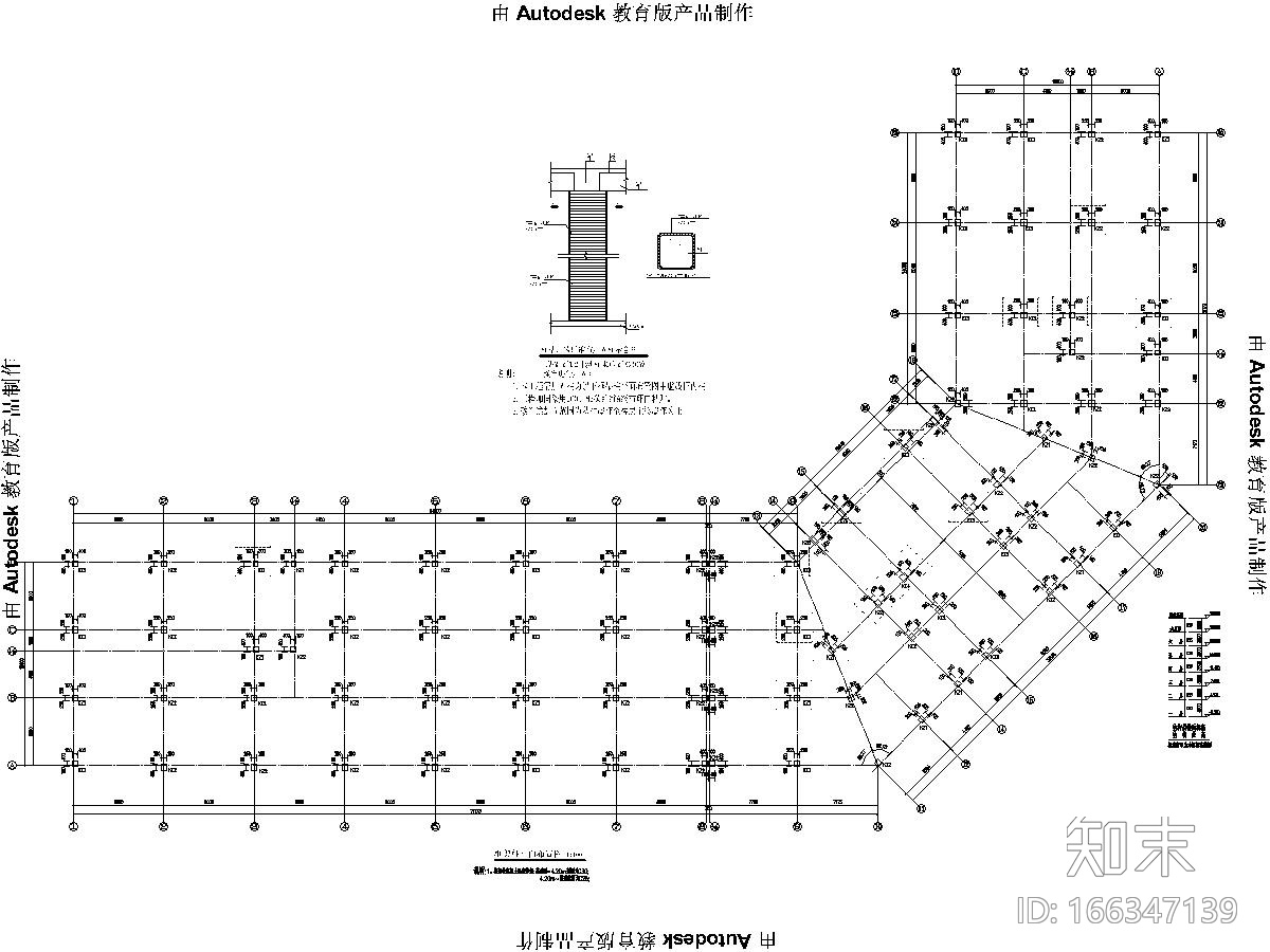 玻璃制品厂柱粘贴碳纤维布加固施工图施工图下载【ID:166347139】