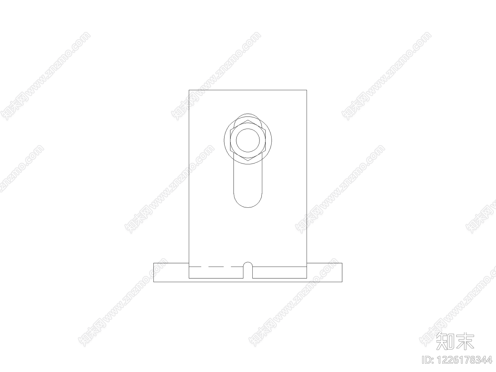 现代五金管件CAD图纸