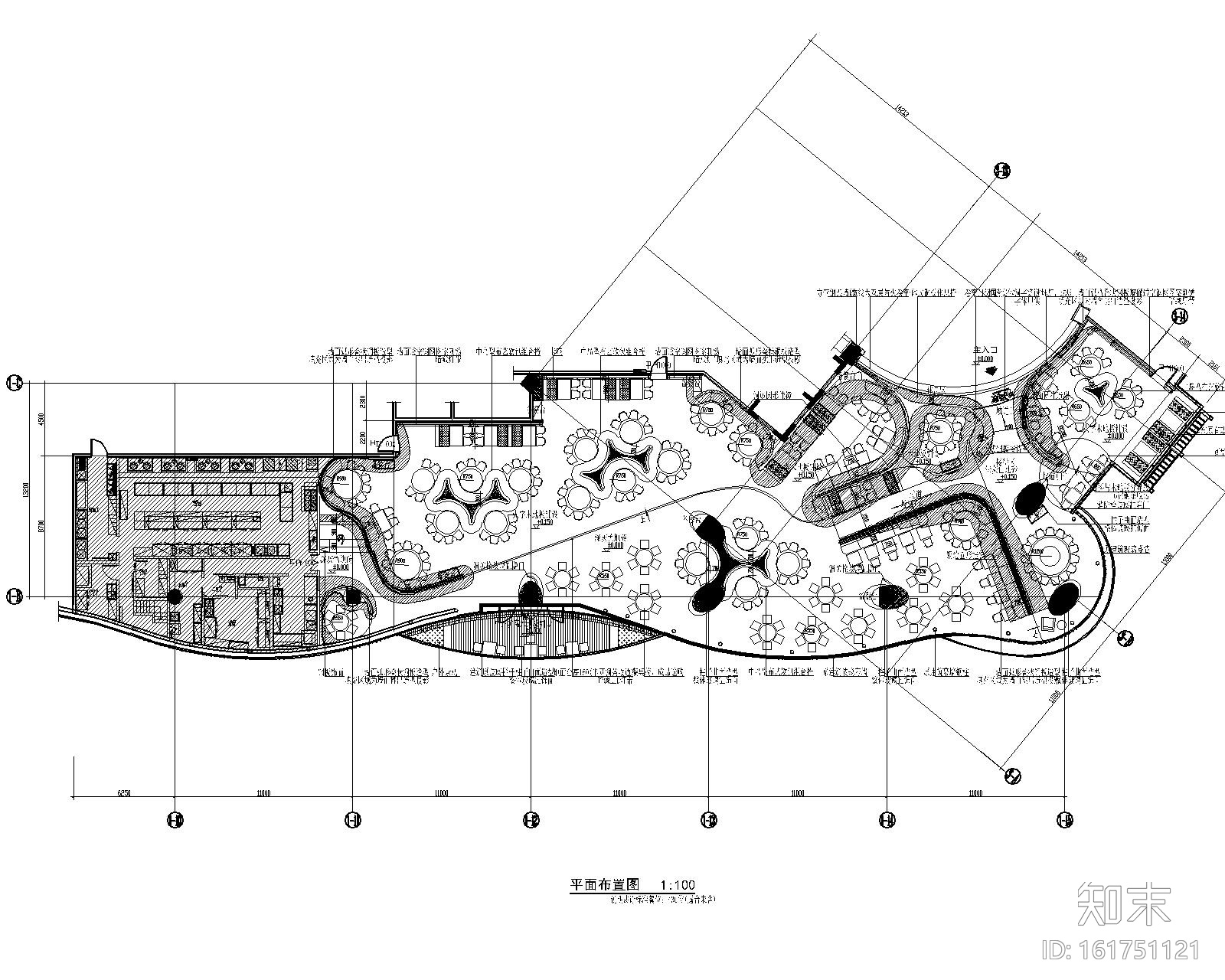 [杭州]外婆家杭州万象城店+西溪天堂店效果图+施工图cad施工图下载【ID:161751121】