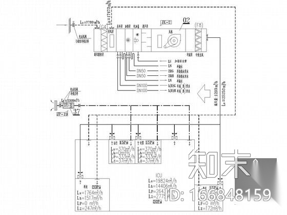 [重庆]大型医院暖通空调全套设计施工图104张(洁净、舒适...cad施工图下载【ID:166848159】