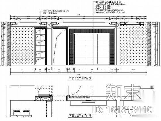 [银川]工业园区简欧三居室雅居装修施工图（含效果及模型...cad施工图下载【ID:161813110】