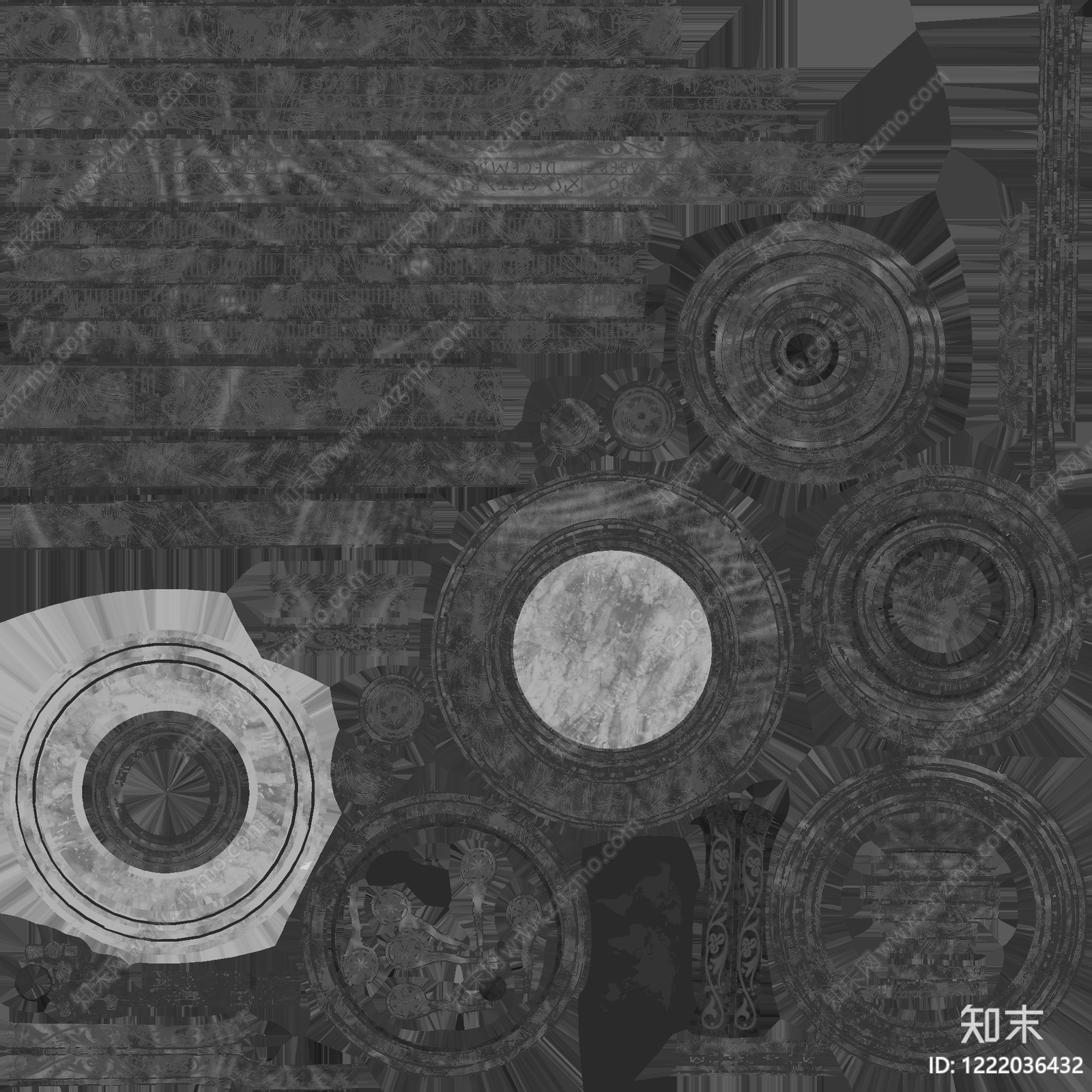 欧式天花高清贴图材质