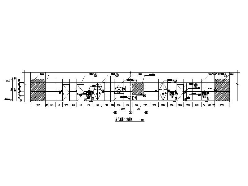 [成都]地铁三号线动物园站公共区域装修施工图（含效果图...施工图下载【ID:160409155】