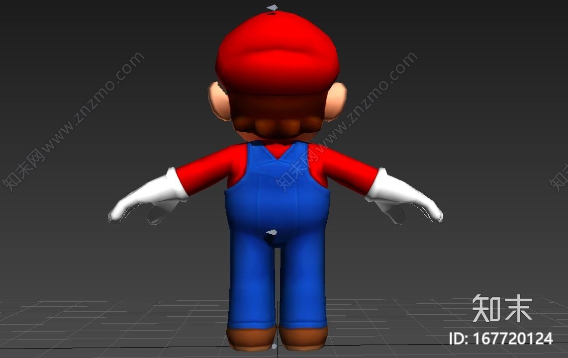 马里奥、卡通形象、蘑菇工人、游戏人物CG模型下载【ID:167720124】
