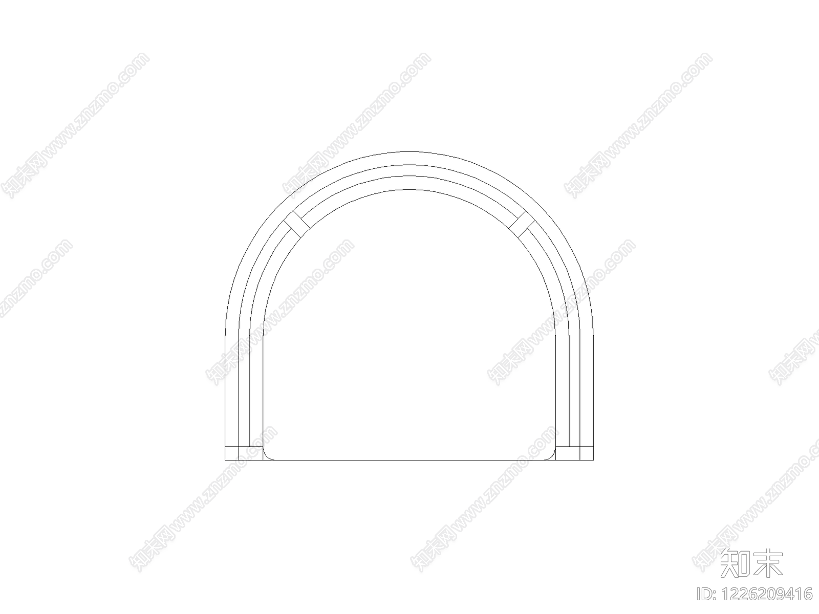门窗安装节点CAD图纸
