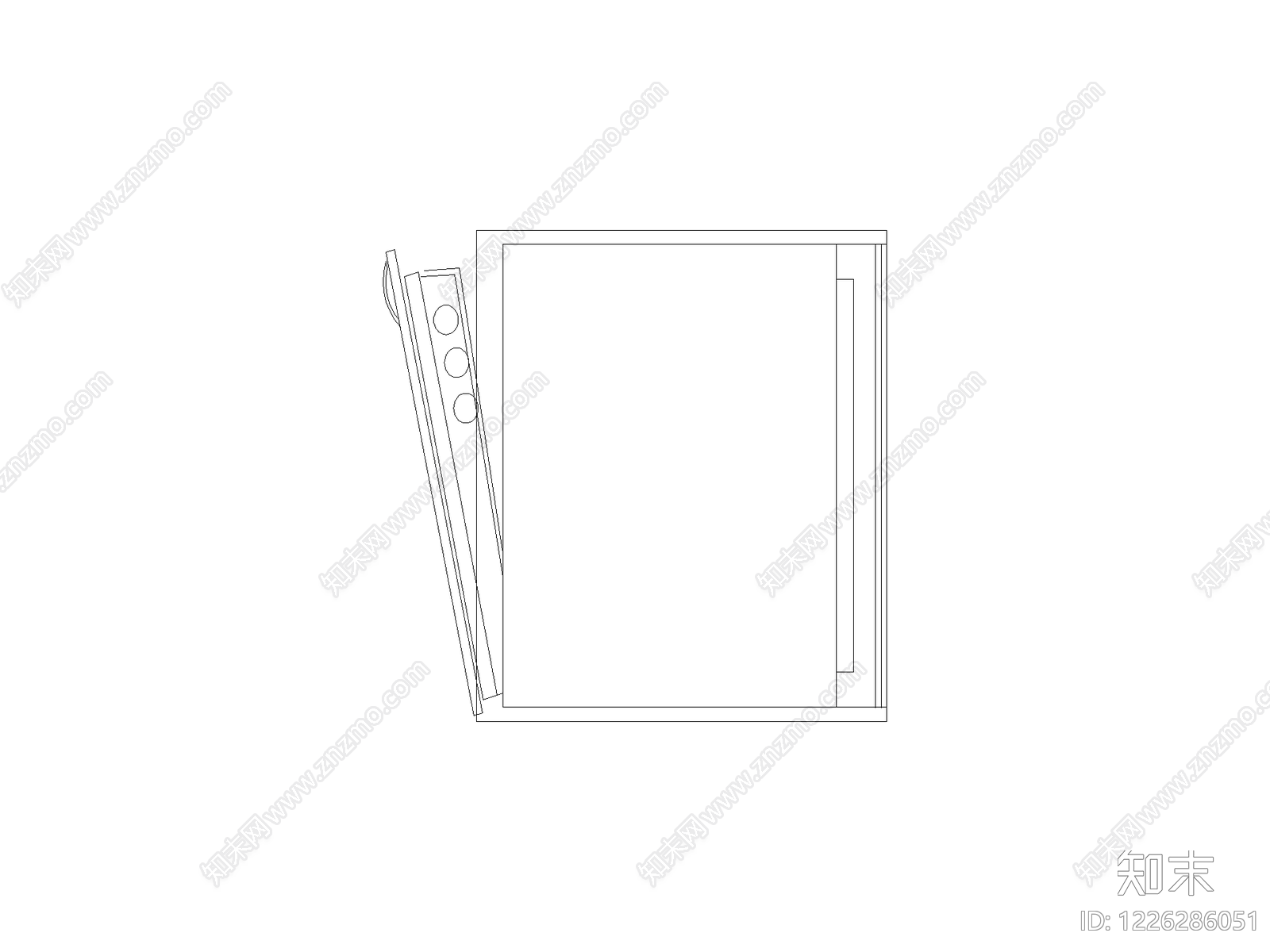 柜子cad施工图下载【ID:1226286051】