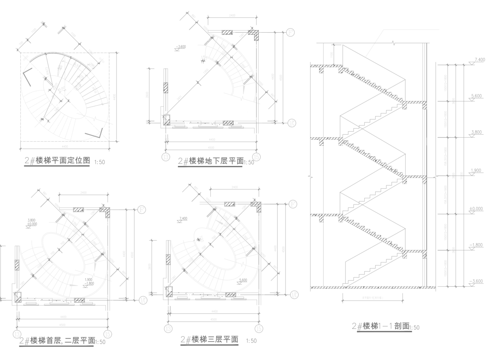 3层独栋欧式风格别墅建筑设计（包含CAD）施工图下载【ID:149894195】