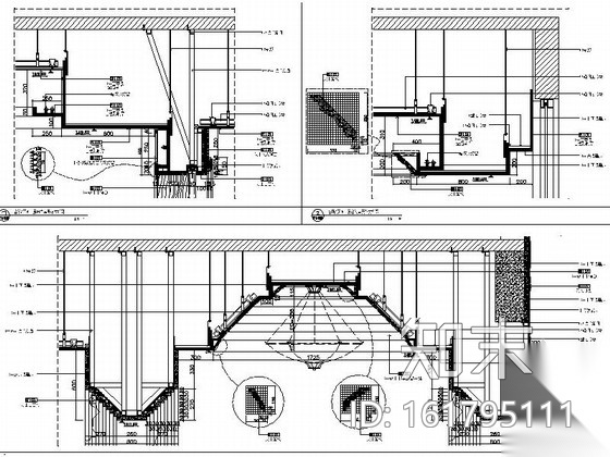 [重庆]新中式风格会所公共区域室内装修施工图（含效果）cad施工图下载【ID:161795111】