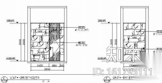 [重庆]新中式风格会所公共区域室内装修施工图（含效果）cad施工图下载【ID:161795111】