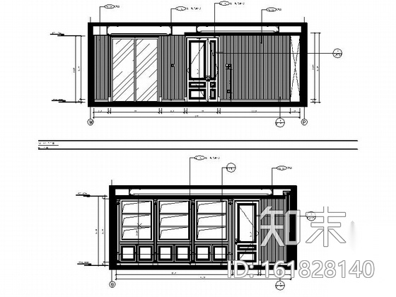 [上海]奢华二层会所室内装修施工图（含方案文本）cad施工图下载【ID:161828140】