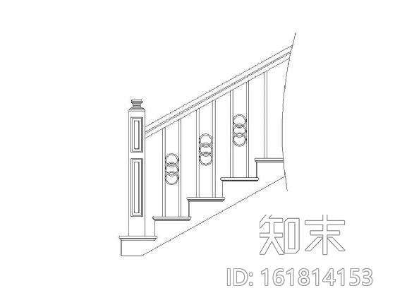 楼梯栏杆图块集施工图下载【ID:161814153】