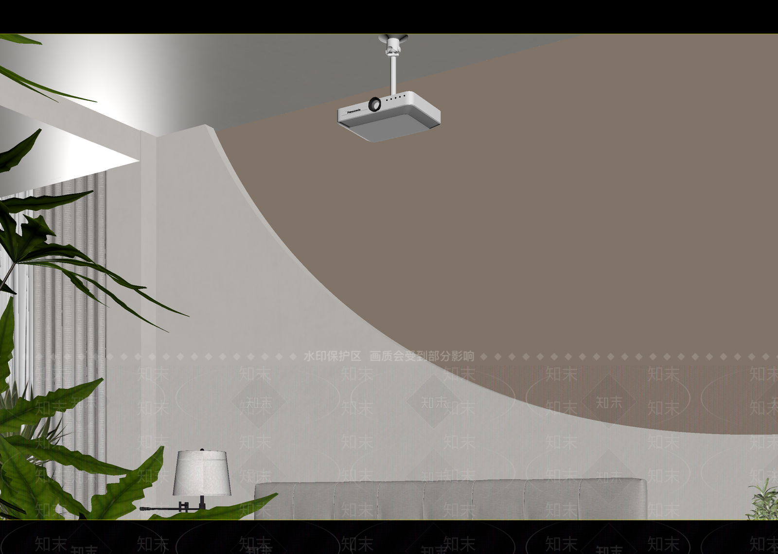 奶油影音室3D模型下载【ID:1215025579】