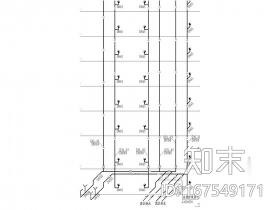 [北方]一类高层住宅给排水消防施工图cad施工图下载【ID:167549171】