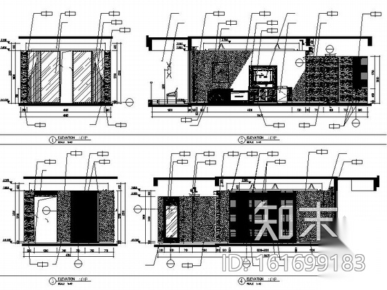 [海南]东方夏威夷度假酒店医院服务保障楼室内装修施工...施工图下载【ID:161699183】