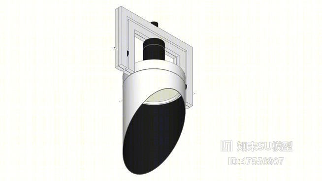 筒灯射灯SU模型下载【ID:419255609】