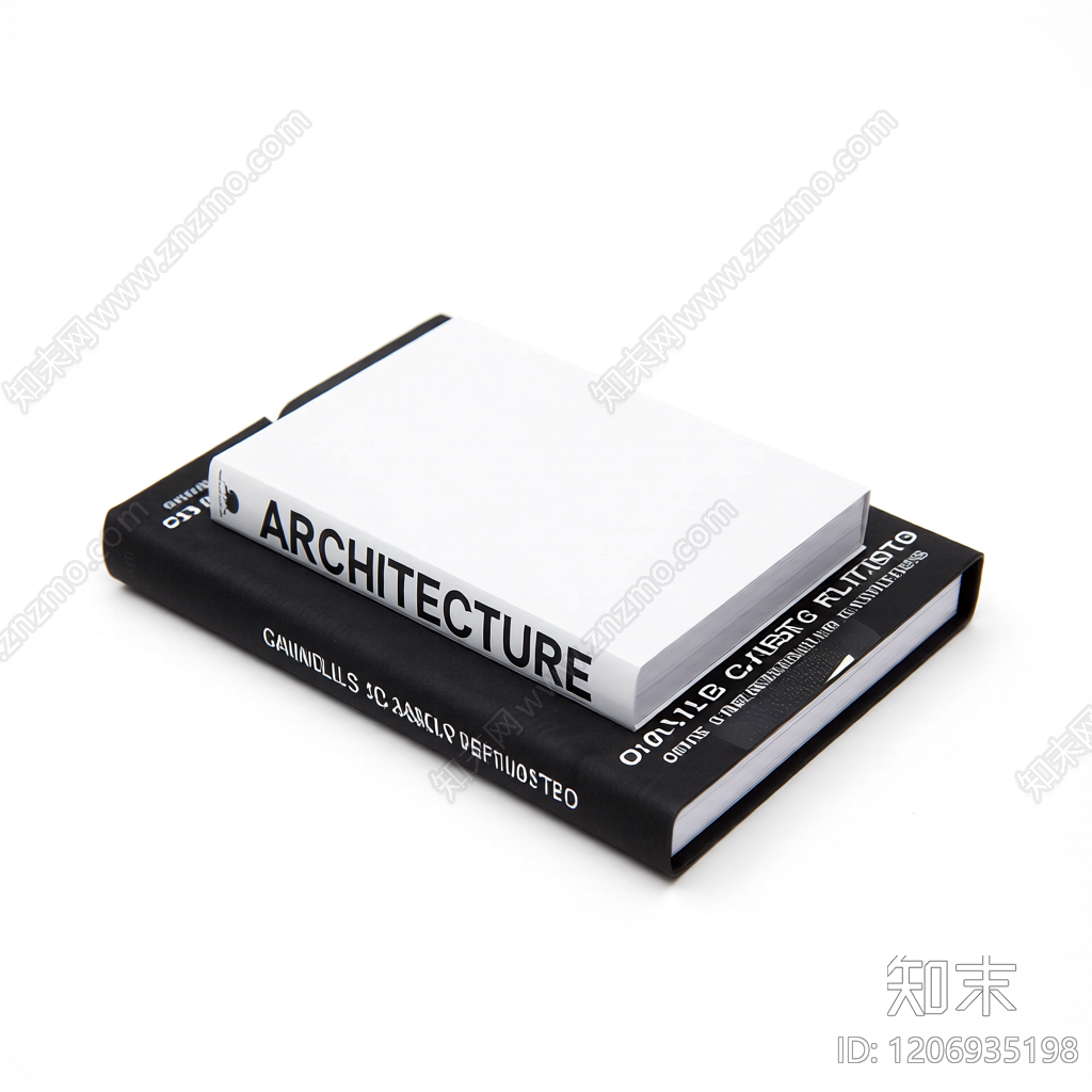 堆叠书籍装饰模型3D模型下载【ID:1206935198】