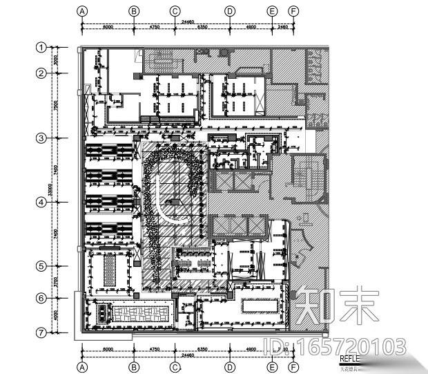 澳门金龙酒店娱乐场&日本餐厅施工图+方案图cad施工图下载【ID:165720103】