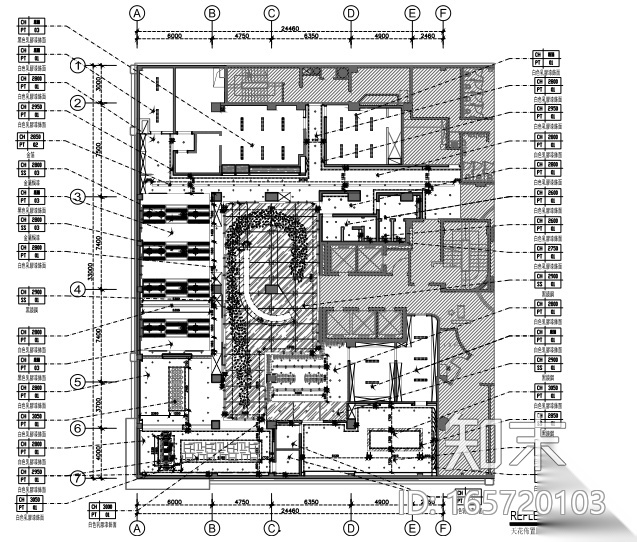 澳门金龙酒店娱乐场&日本餐厅施工图+方案图cad施工图下载【ID:165720103】
