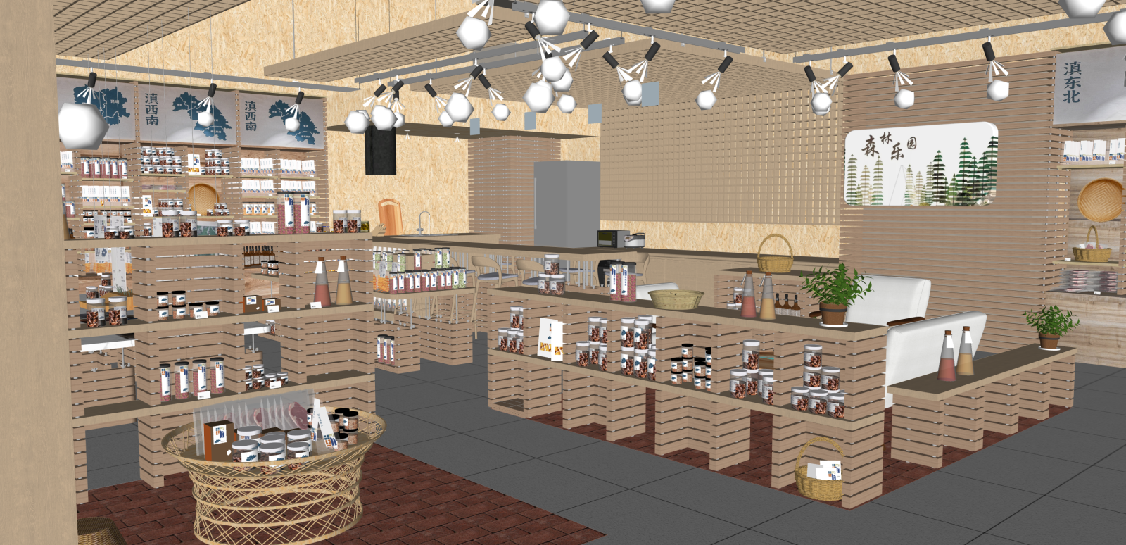 新中式玩具礼品店SU模型下载【ID:1215997876】