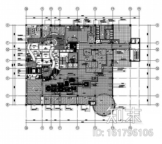 某茶楼装修施工图cad施工图下载【ID:161796106】