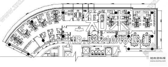 施工图某办公室装修cad施工图下载【ID:532104846】