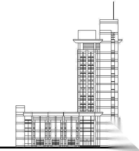 [济南]某市二层大学行政楼建筑施工图cad施工图下载【ID:151564111】