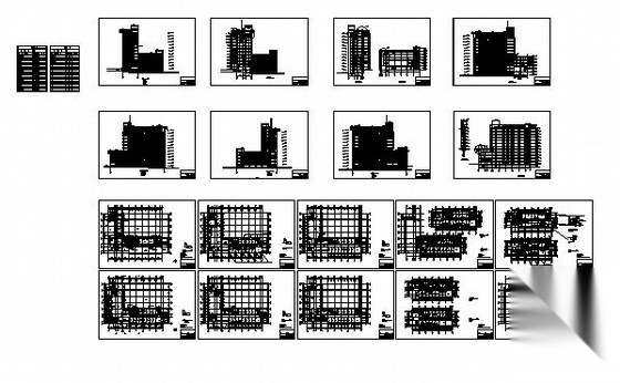 [济南]某市二层大学行政楼建筑施工图cad施工图下载【ID:151564111】