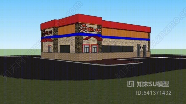 饭店SU模型下载【ID:541371432】