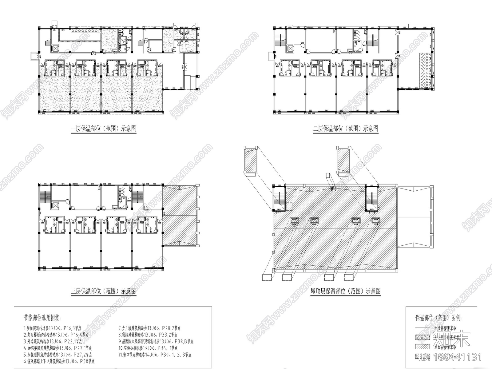 三层框架结构公租房配套幼儿园建筑施工图施工图下载【ID:180441131】