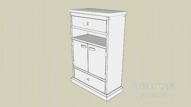 衣柜SU模型下载【ID:318198082】