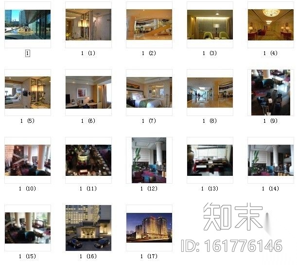 [北京]豪华五星级涉外酒店施工图（含实景）cad施工图下载【ID:161776146】