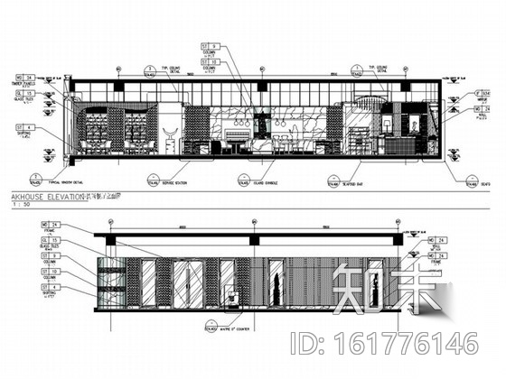 [北京]豪华五星级涉外酒店施工图（含实景）cad施工图下载【ID:161776146】