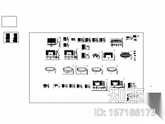 [江西]某公安厅警总队指挥中心装饰幕墙竣工图cad施工图下载【ID:167188173】