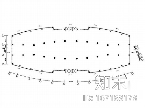 [江西]某公安厅警总队指挥中心装饰幕墙竣工图cad施工图下载【ID:167188173】