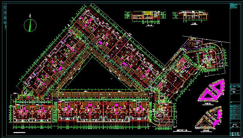 [杭州]多层古典欧式住宅小区施工图(含效果图)施工图下载【ID:149774107】