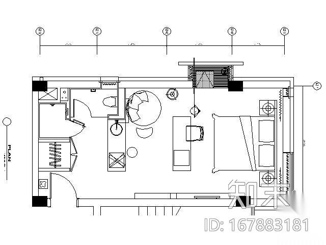 [南京]国际建筑艺术实践展接待A1型套房施工图施工图下载【ID:167883181】