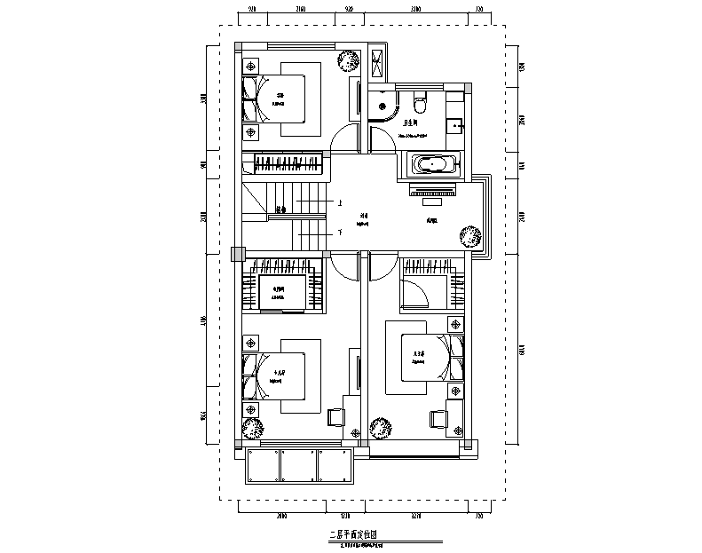 [江苏]现代风格金湖别墅住宅设计施工图（附效果图）cad施工图下载【ID:161759185】