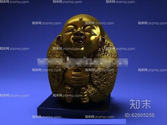 金色金艺装饰品3D模型下载【ID:62805258】