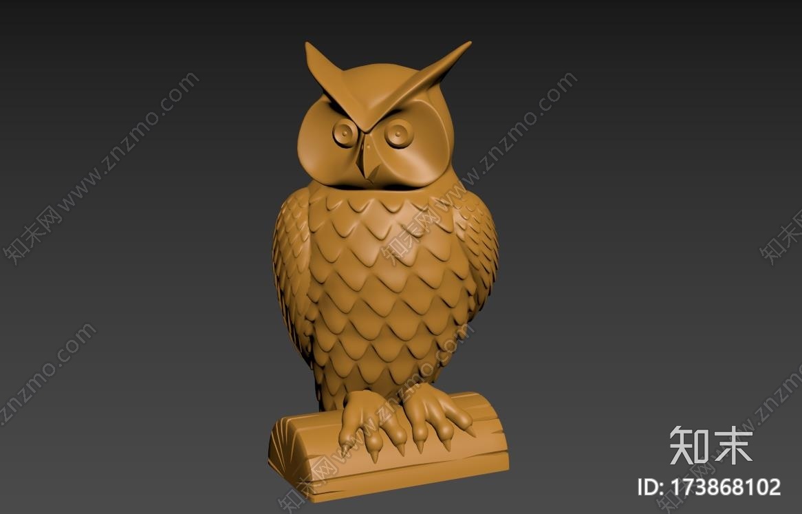 猫头鹰3d打印模型下载【ID:173868102】
