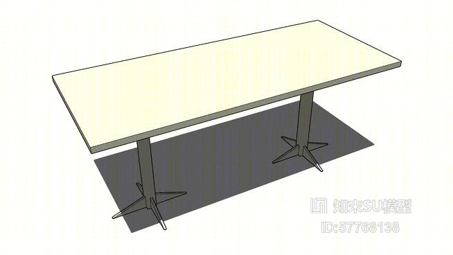 餐桌SU模型下载【ID:57768138】