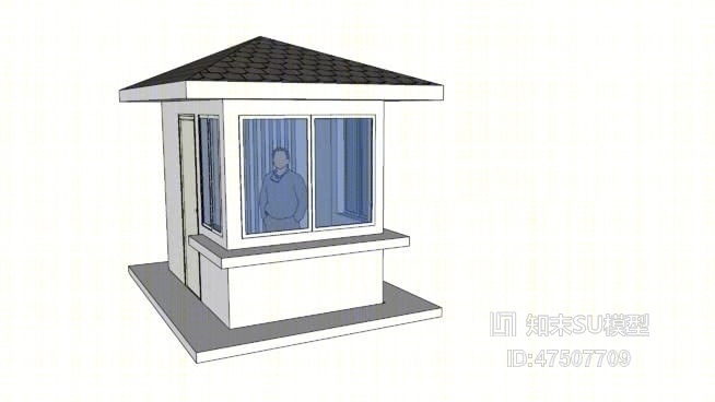 亭子SU模型下载【ID:418136860】