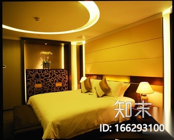 [深圳]某五星级商务酒店总统套房室内施工图（含效果图）cad施工图下载【ID:166293100】