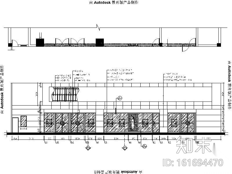 [南昌]某银行室内装修图施工图下载【ID:161694470】