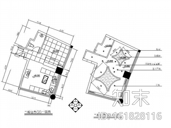 KTV包房设计方案cad施工图下载【ID:161828116】